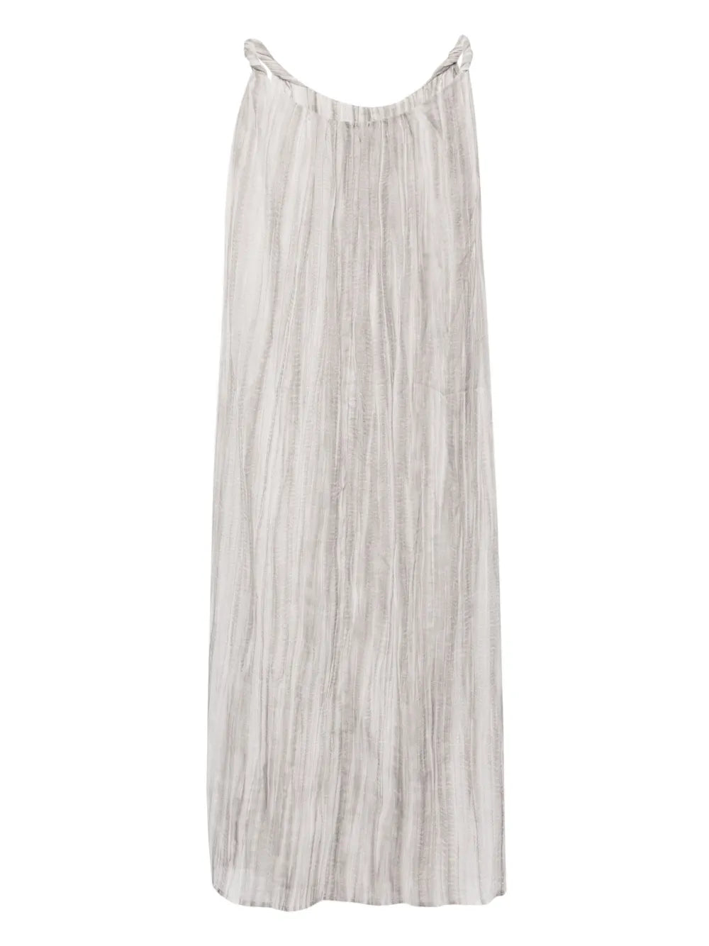 Abstract-Print Midi Dress