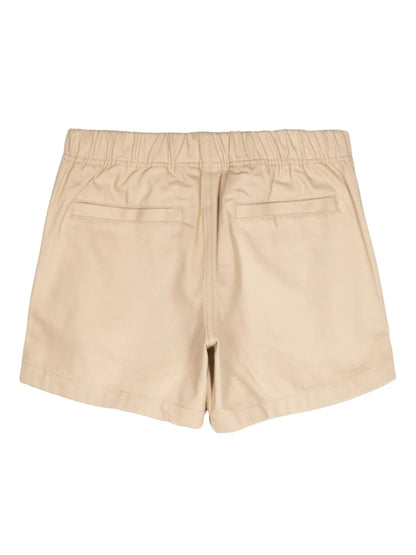 Belted Cotton Shorts