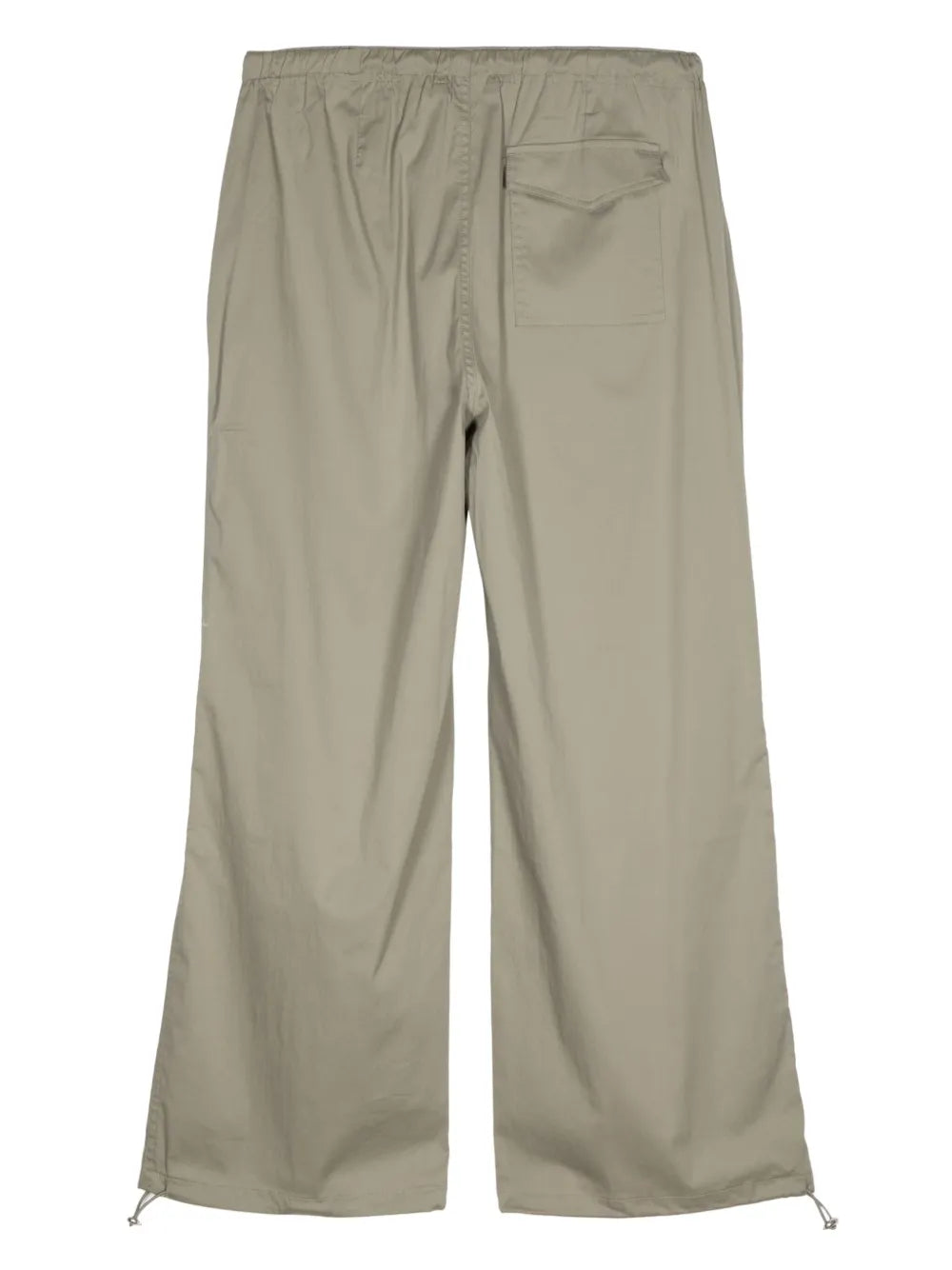 Drawstring-Fastening Cotton-Blend Trousers