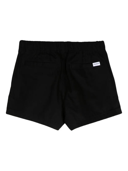 Belted Cotton Shorts