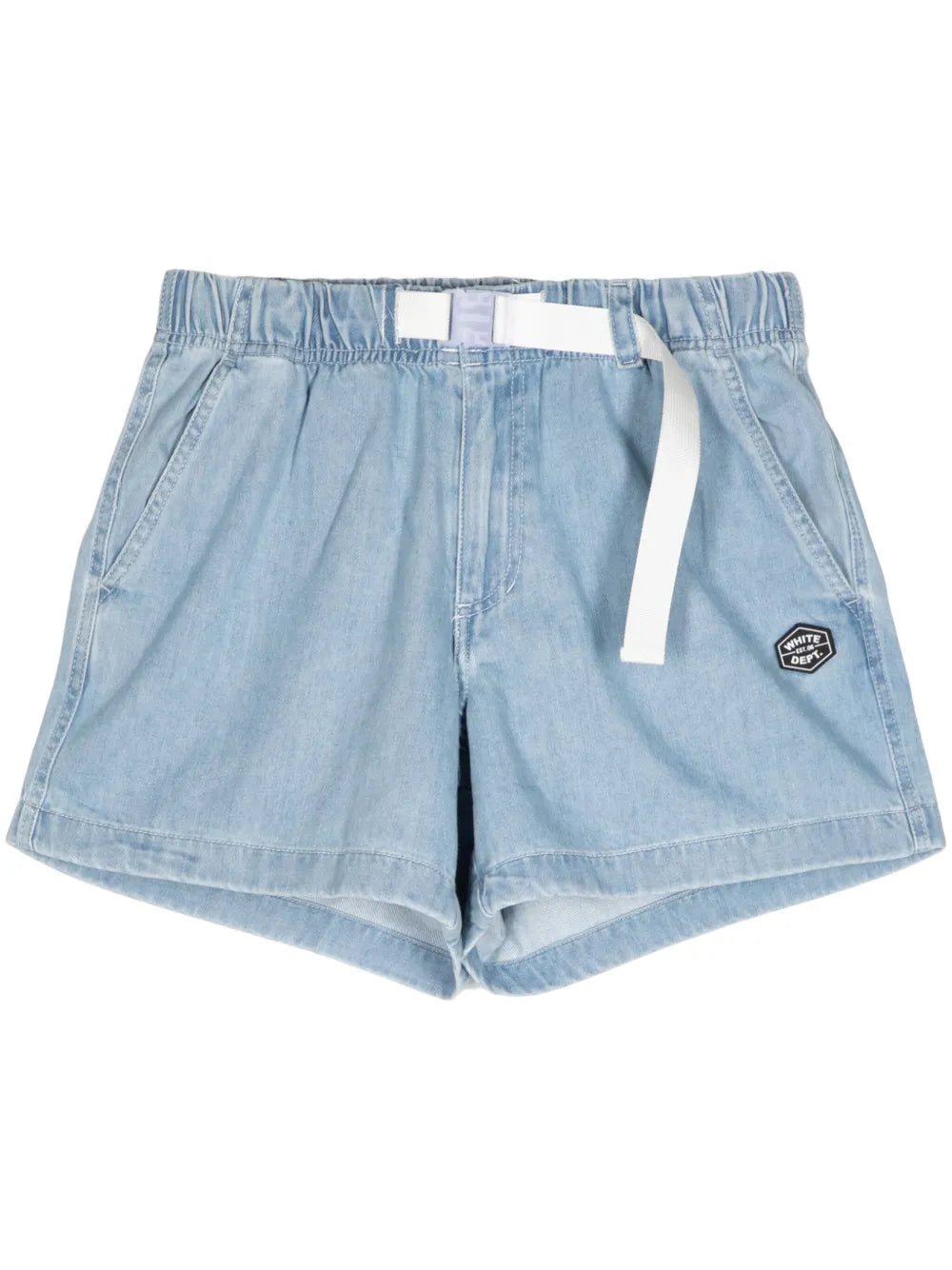 Belted Cotton Shorts