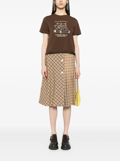 Bear Frayed T-Shirt