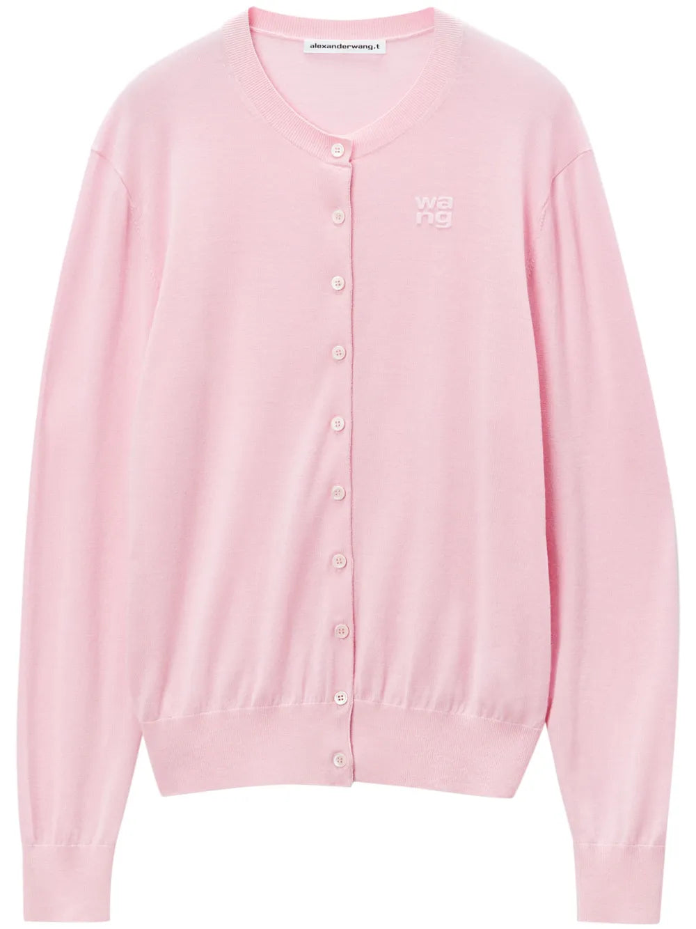 Logo-Embossed Merino-Wool Cardigan
