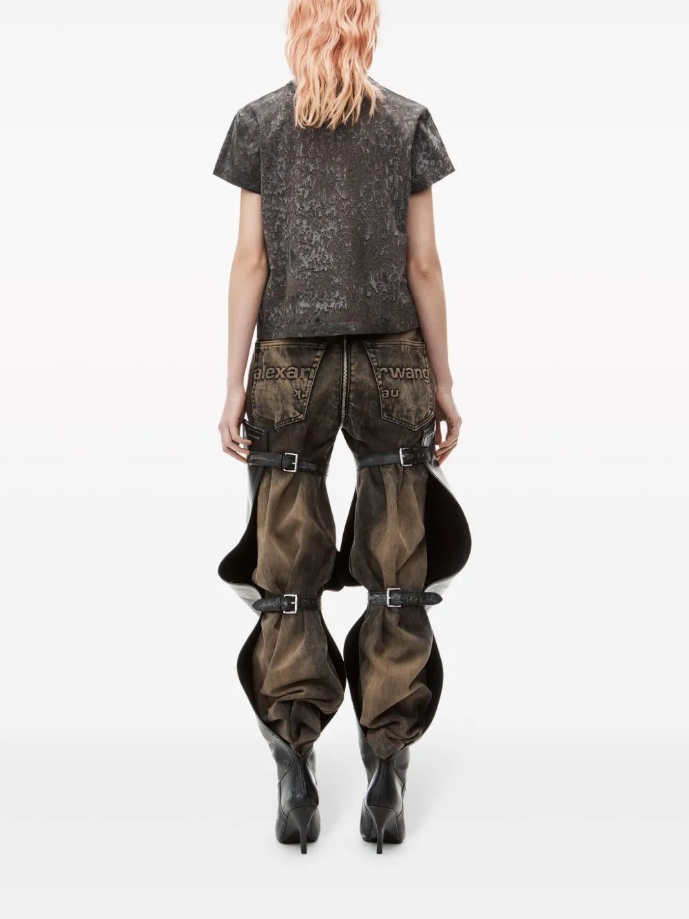 Splatter-Wash Cotton T-Shirt