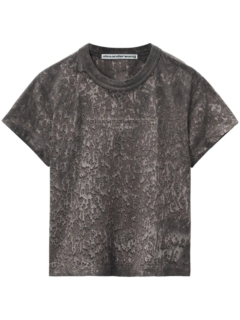 Splatter-Wash Cotton T-Shirt
