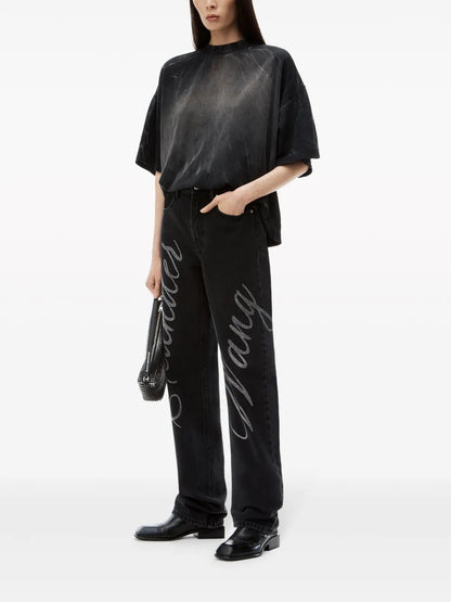 Ez Logo-Embellished Jeans