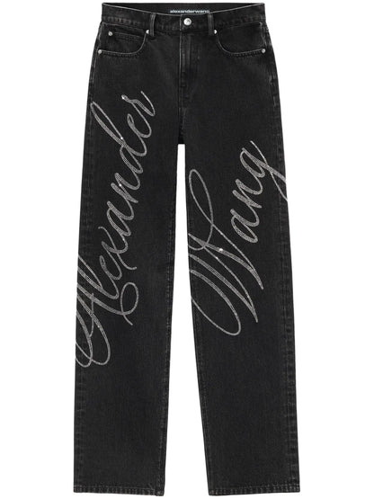 Ez Logo-Embellished Jeans