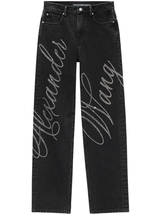 Ez Logo-Embellished Jeans