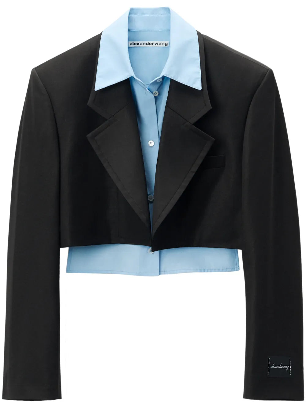 Layered Cropped Blazer