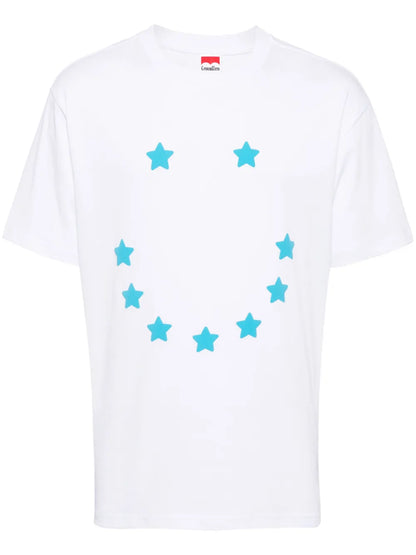 Star-Print Cotton T-Shirt