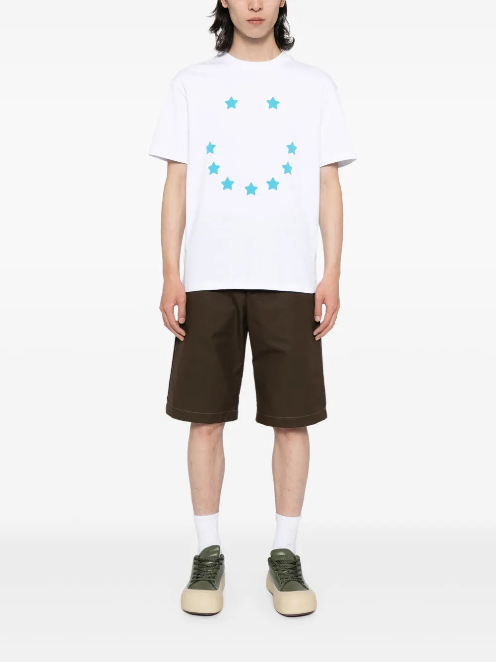 Star-Print Cotton T-Shirt