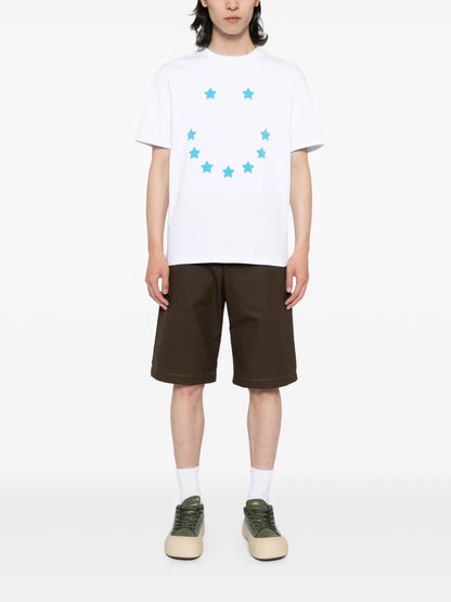Star-Print Cotton T-Shirt