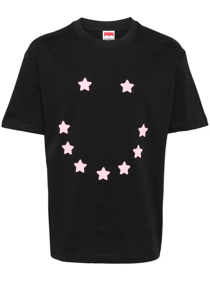 Star-Print Cotton T-Shirt