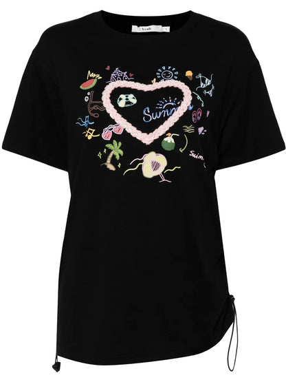 Graphic-Print Cotton T-Shirt
