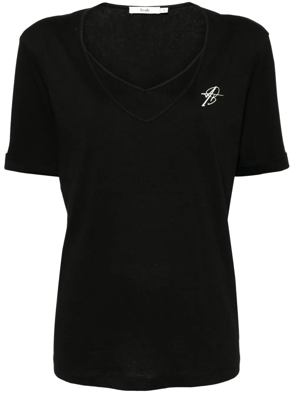 Layered V-Neck Jersey T-Shirt