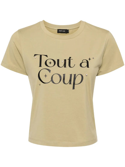 Logo-Print Cotton-Blend T-Shirt