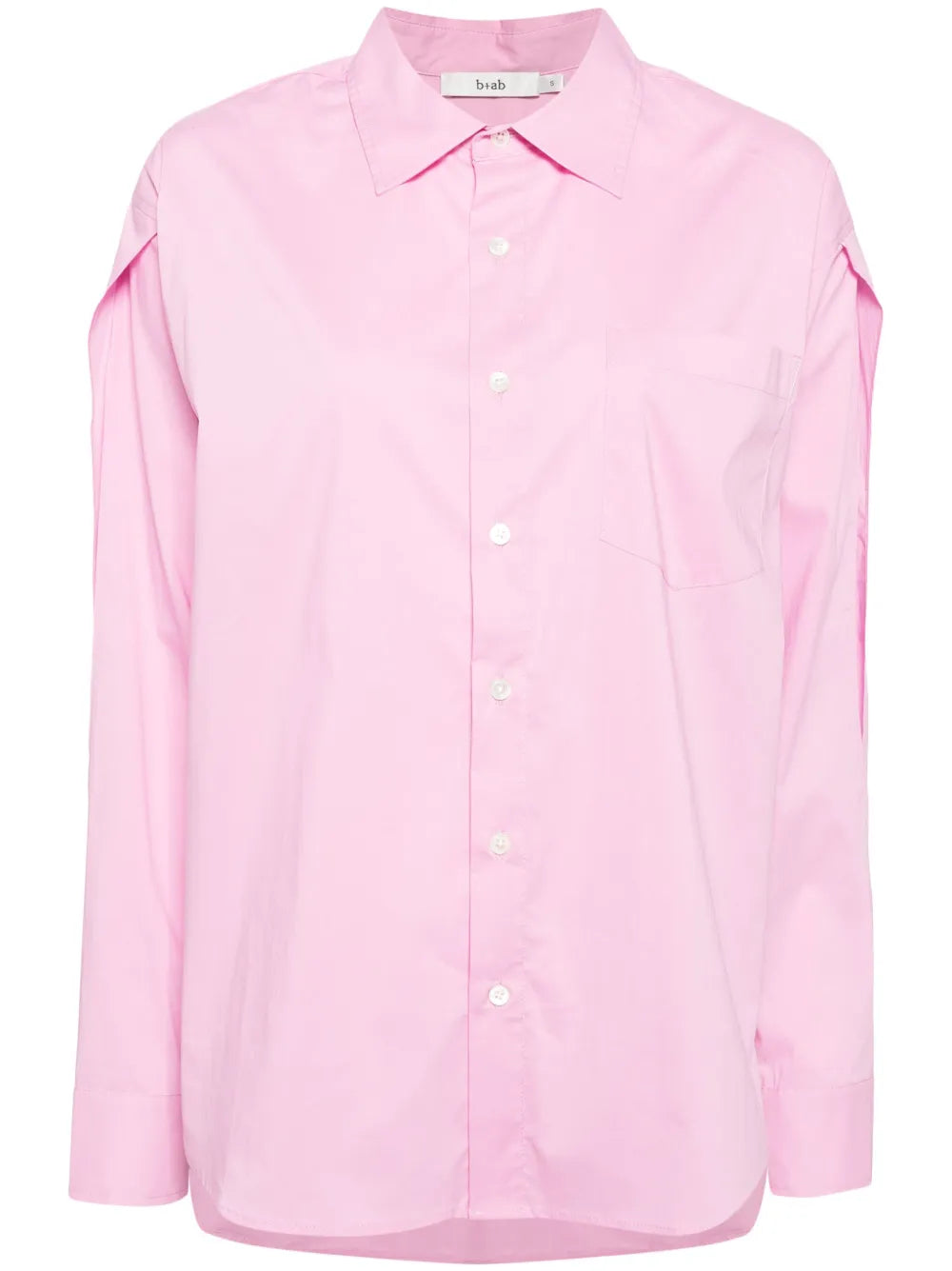 Cut-Out Poplin Shirt