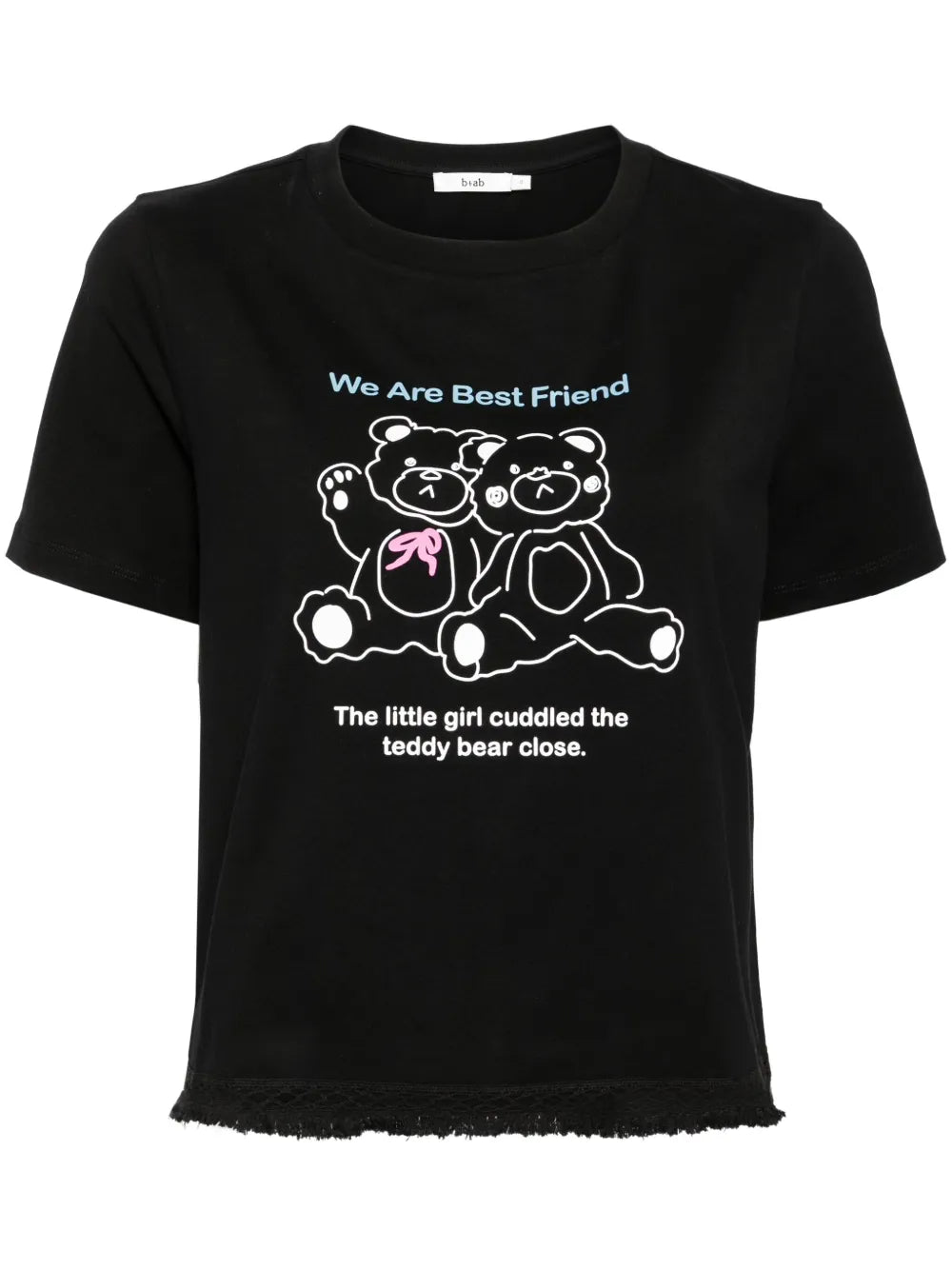 Bear Frayed T-Shirt