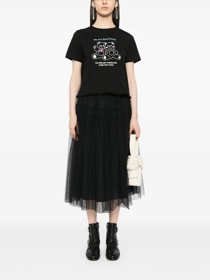 Bear Frayed T-Shirt