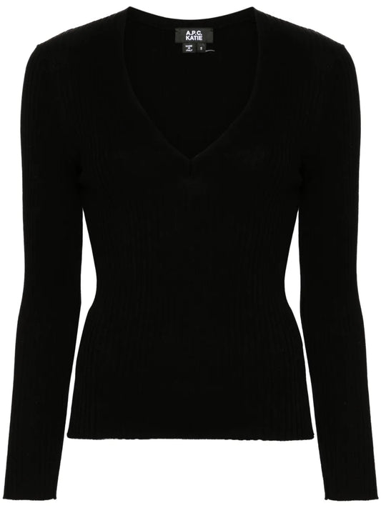 Camille Chunky-Ribbed Jumper