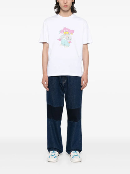 Dog-Print Cotton T-Shirt