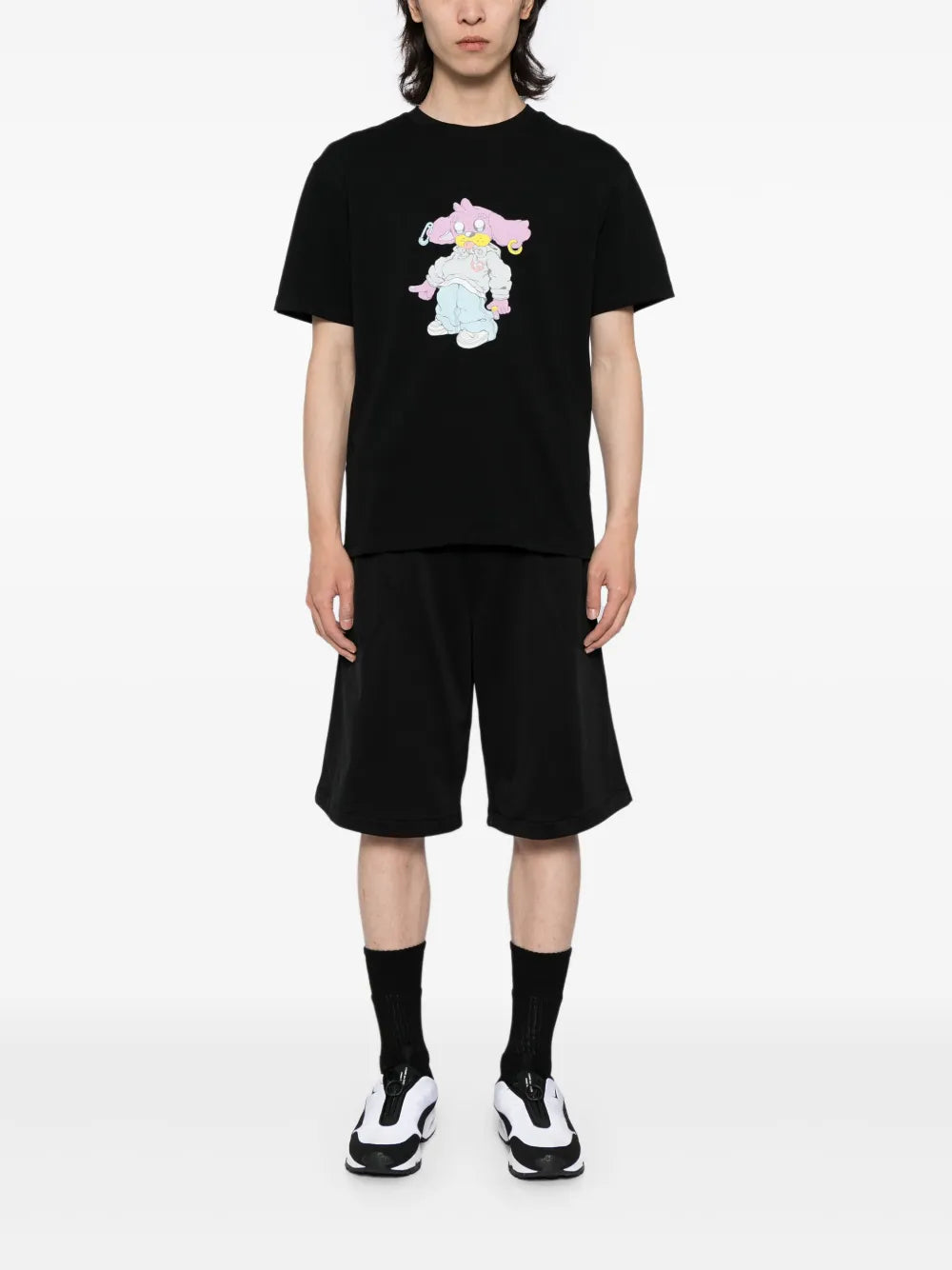 Dog-Print Cotton T-Shirt