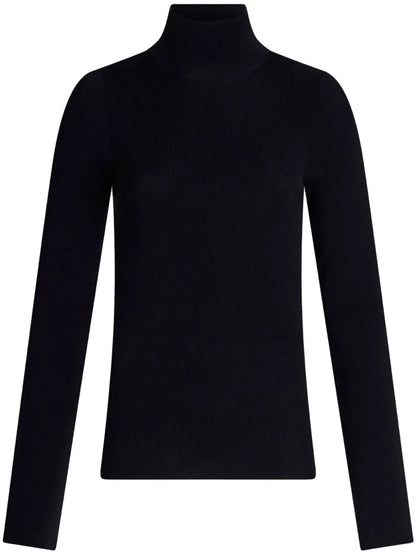High-Neck Wool Jumper