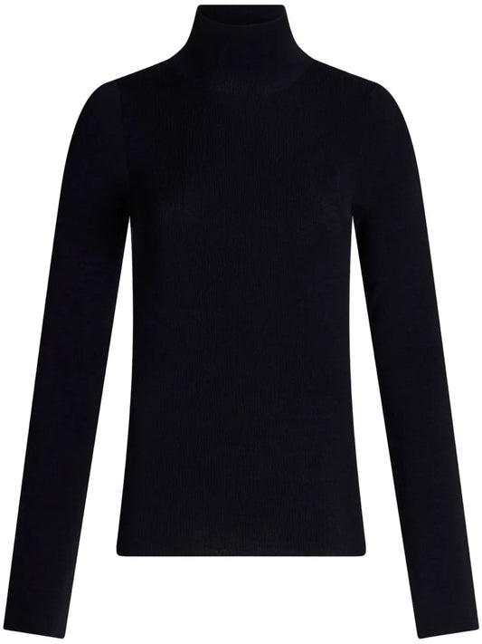 High-Neck Wool Jumper