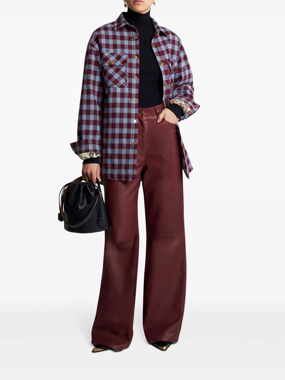 High-Neck Wool Jumper