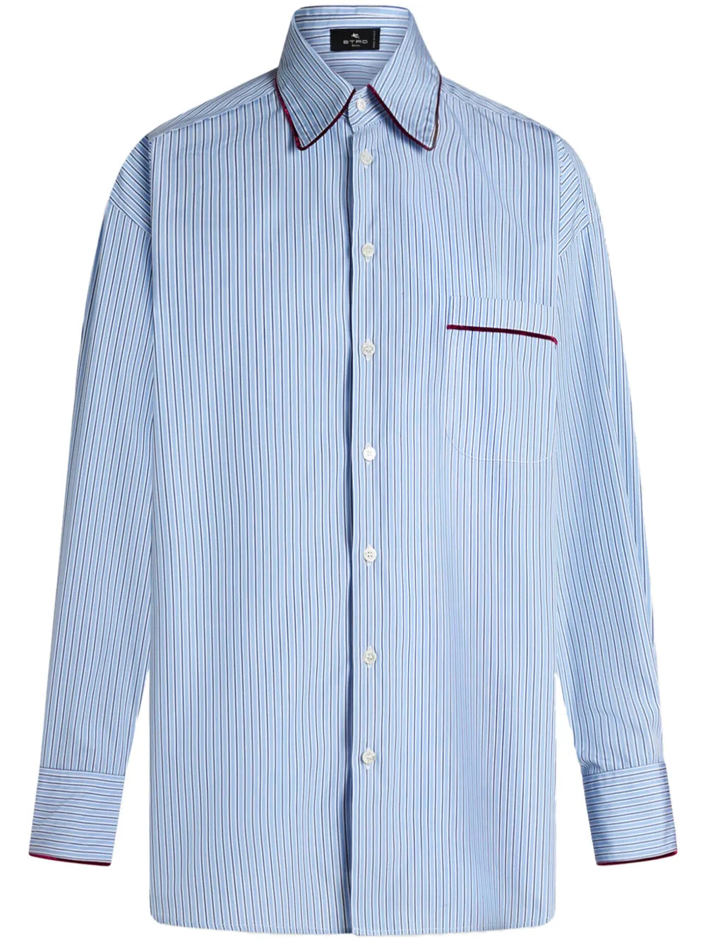 Striped Cotton-Poplin Shirt
