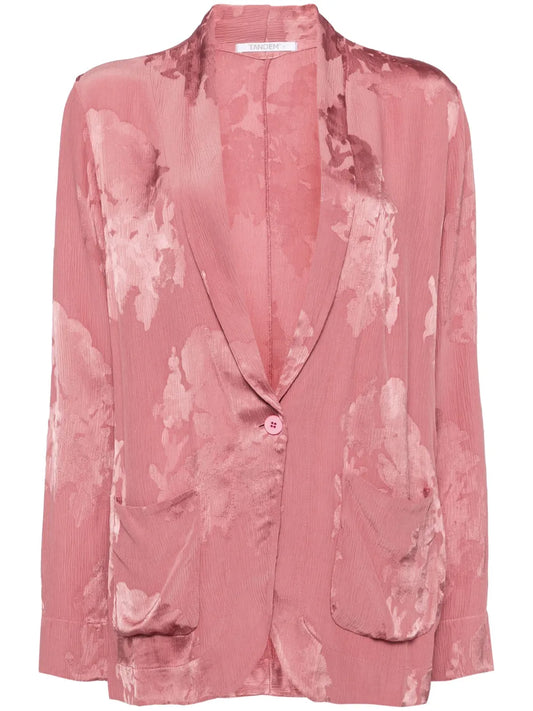 Single-Breasted Oversized Blazer