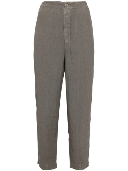 Cropped Linen Trousers