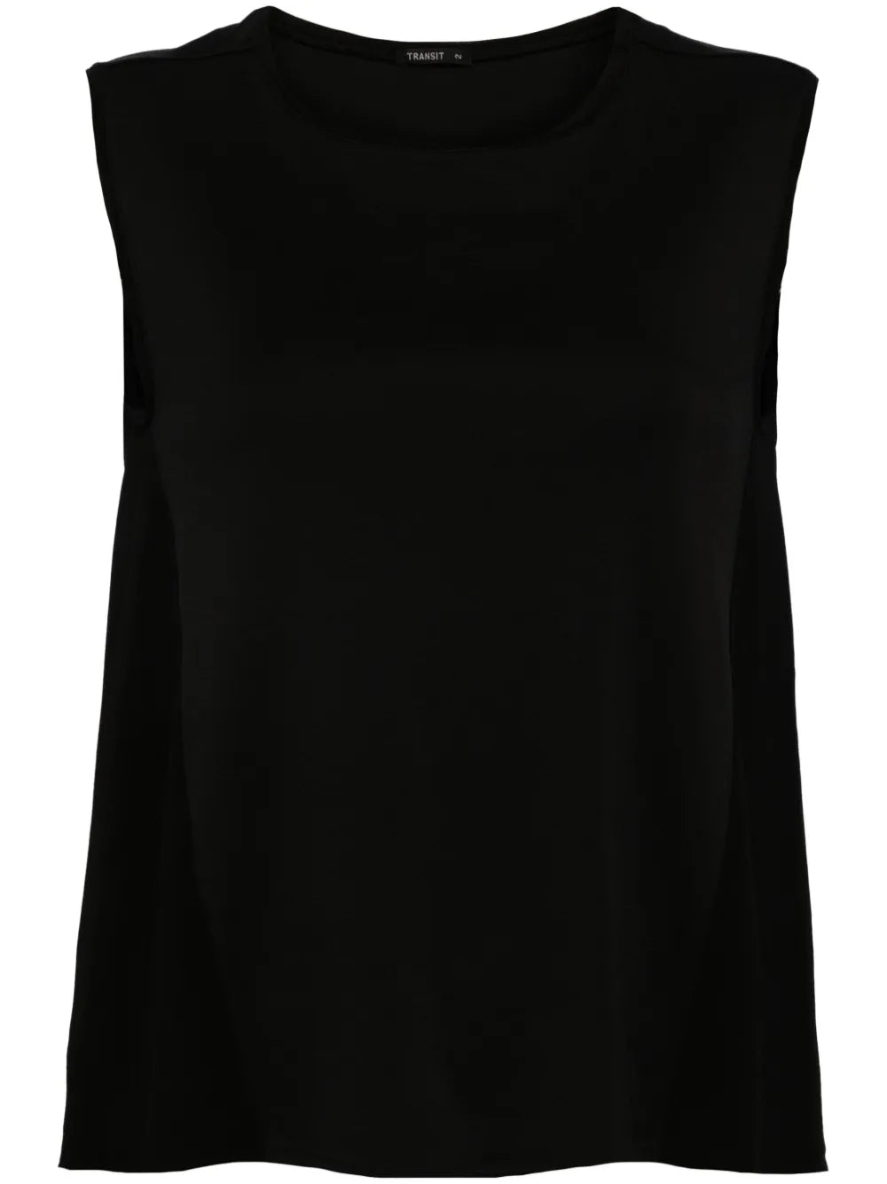 Round-Neck Sleeveless Top