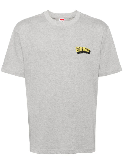 Slogan-Print Cotton T-Shirt