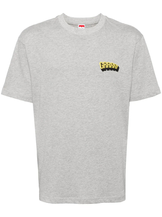 Slogan-Print Cotton T-Shirt