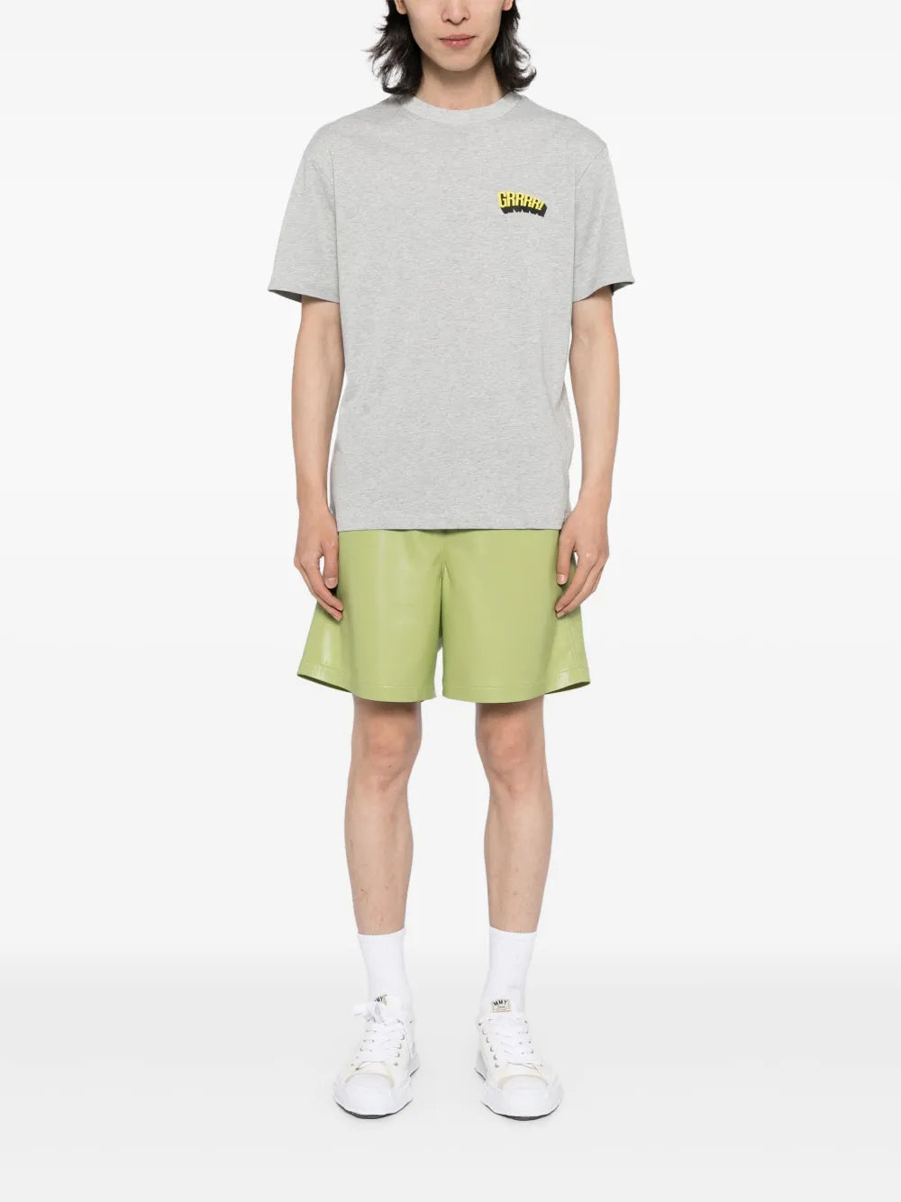Slogan-Print Cotton T-Shirt