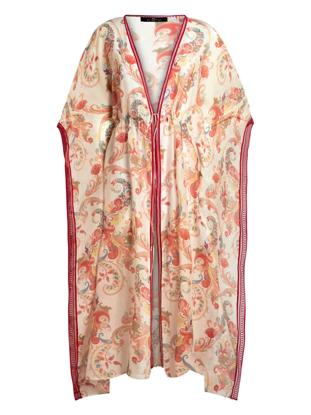 Paisley-Print Kaftan Dress
