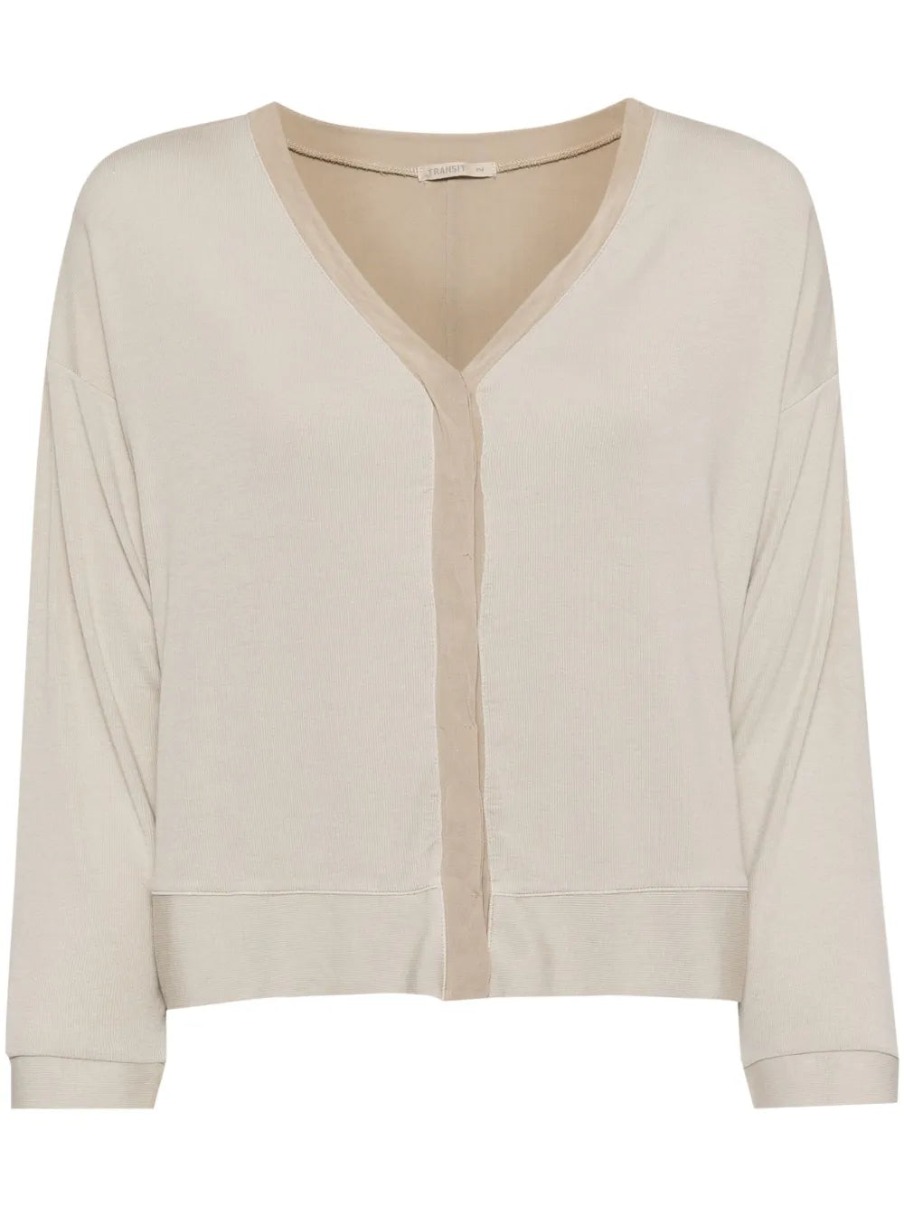Concealed Front-Fastening Cardigan