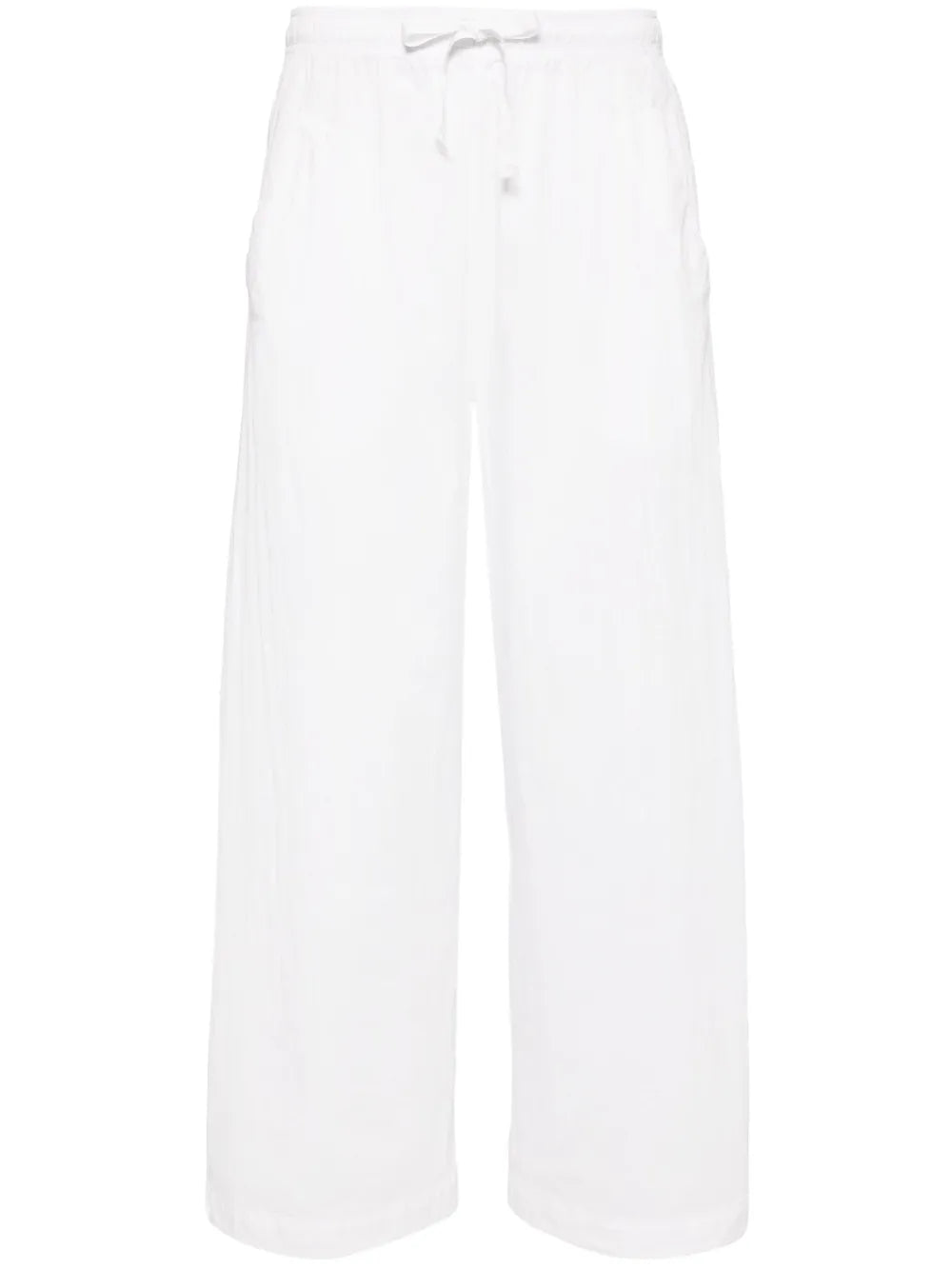 Poplin Straight-Leg Pants