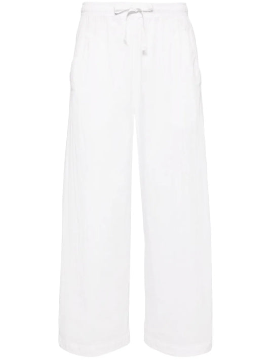 Poplin Straight-Leg Pants