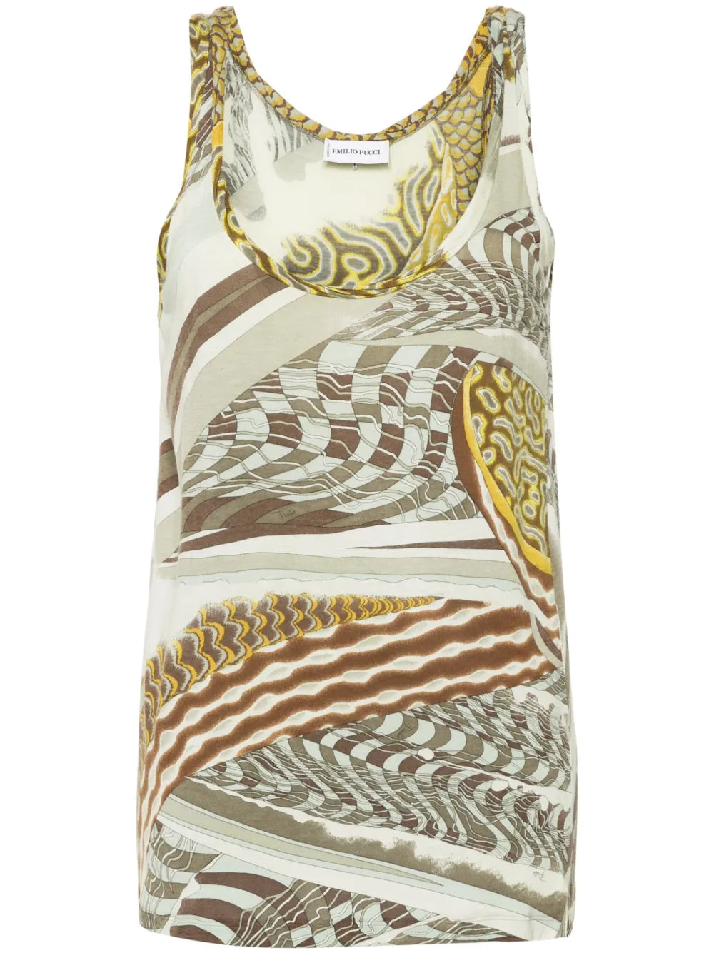 Mix-Print Tank Top
