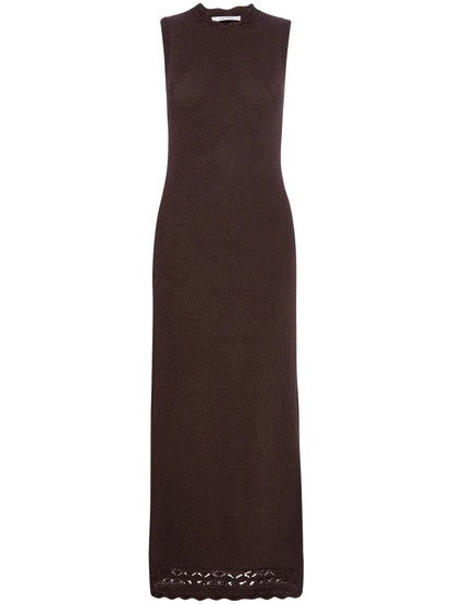 Sleeveless Knitted Maxi Dress
