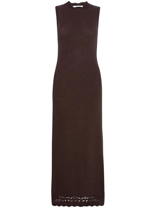 Sleeveless Knitted Maxi Dress