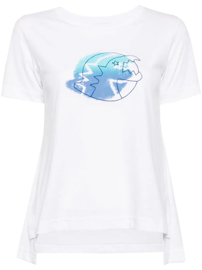 Chalk Bubble Dino Cotton T-Shirt