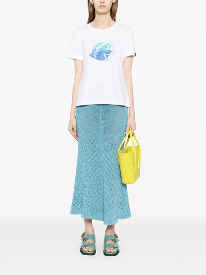 Chalk Bubble Dino Cotton T-Shirt