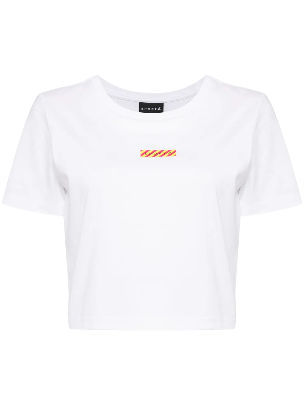 Logo-Printed Cropped T-Shirt