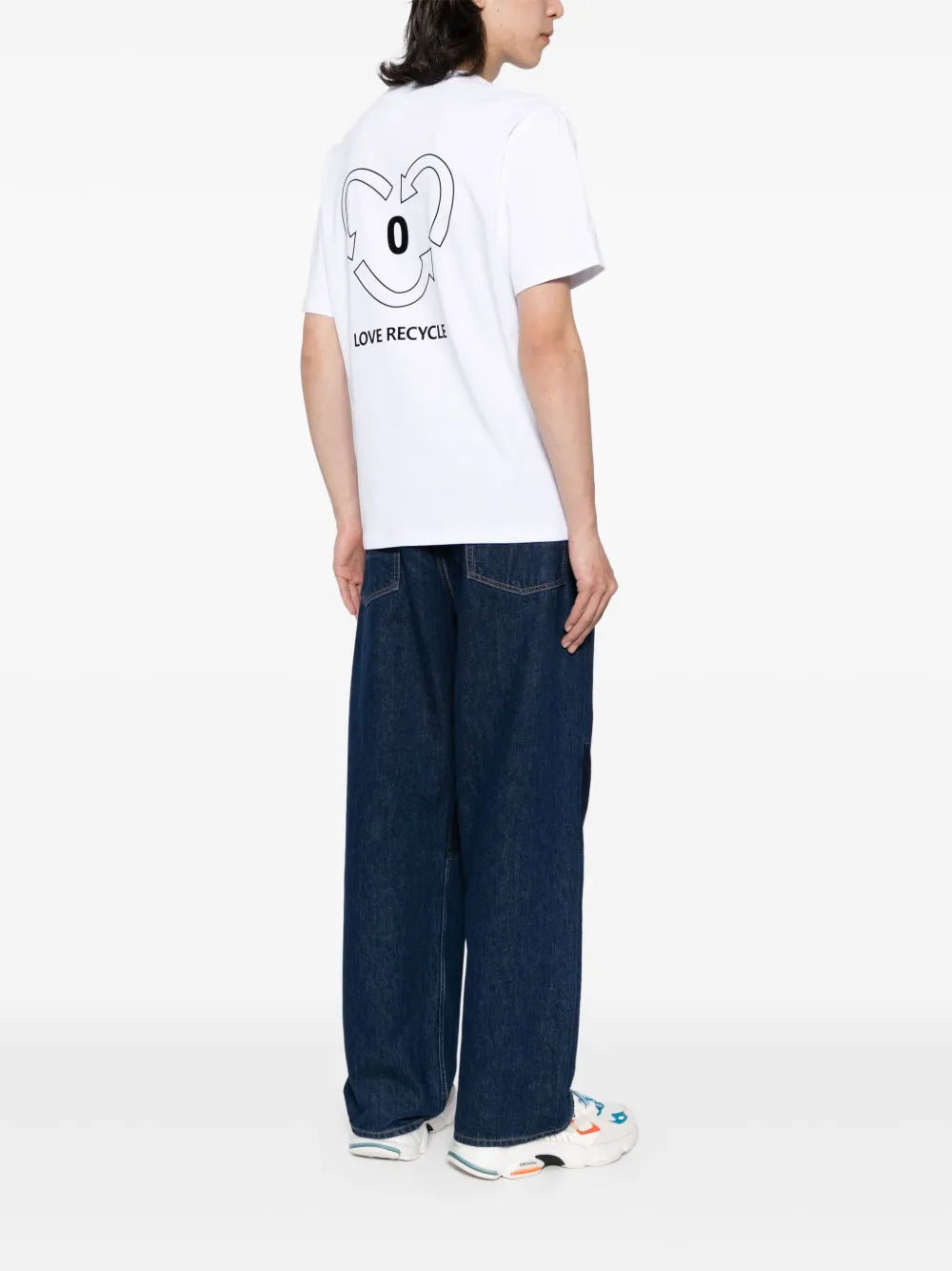 Slogan-Print Cotton T-Shirt
