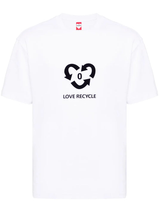 Slogan-Print Cotton T-Shirt