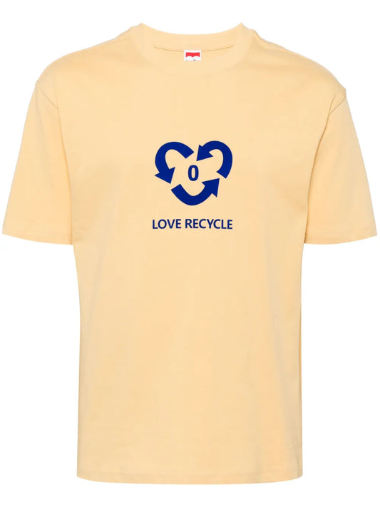 Slogan-Print Cotton T-Shirt