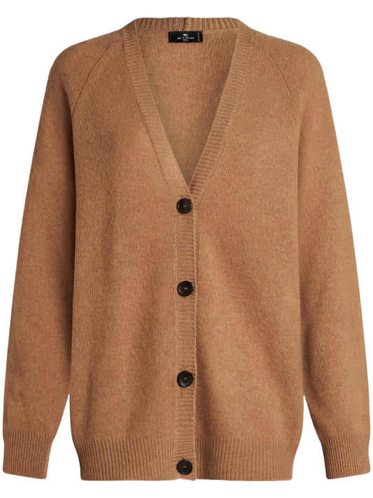 Cashmere Button-Down Cardigan